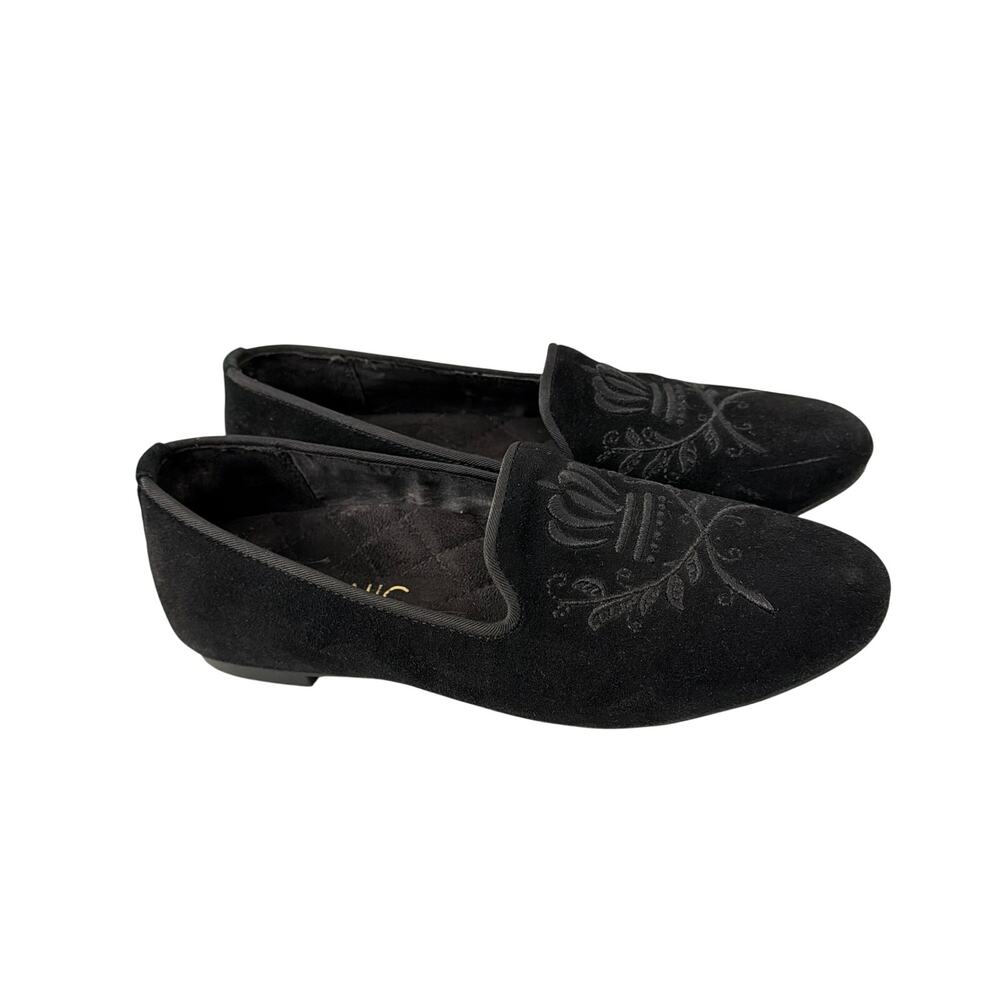 Vionic Romi Shoes Womens Size 5 Comfort Flat Black Loafers Slippers Slip On